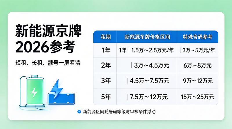 京牌租赁技巧